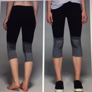 Lululemon seamlessly Street compression crops